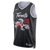 Dres Toronto Raptors Prilagođeni Nike 2025-26 City Edition Crno Swingman